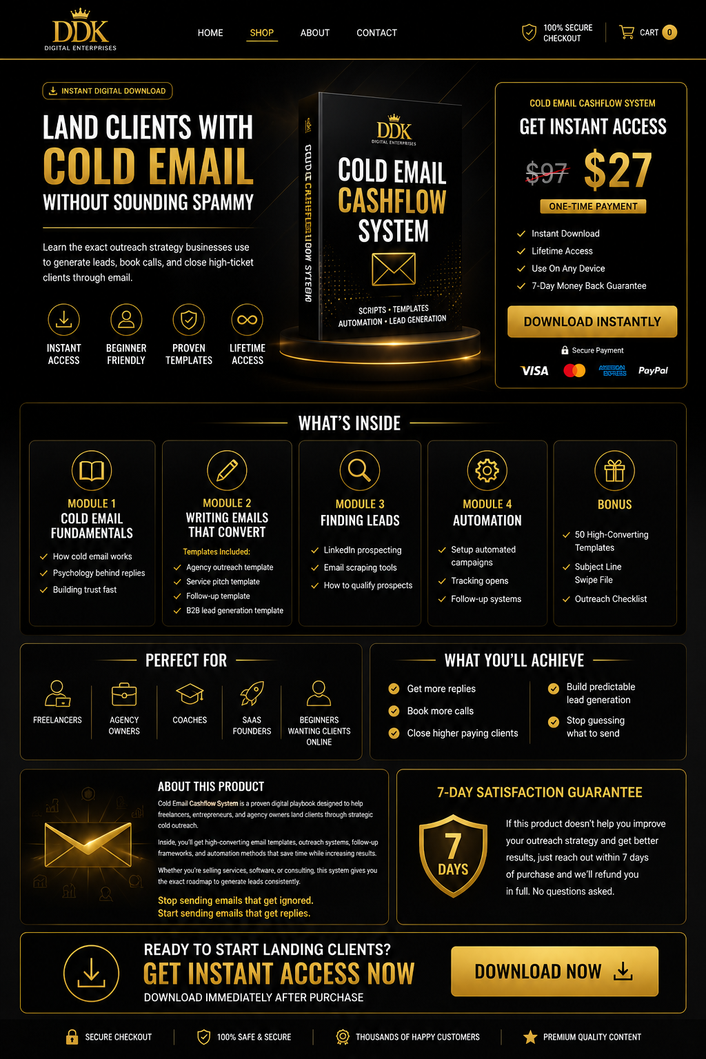 Cold Email Templates Bundle